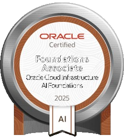 Oracle OCI 2025 Certified AI Foundations badge