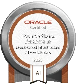 Oracle OCI 2025 Certified AI Foundations badge