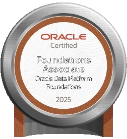 Oracle Data Platform 2025 Certified Foundations Associate badge