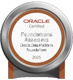 Oracle Oracle Data Platform 2025 Certified Foundations Associate badge
