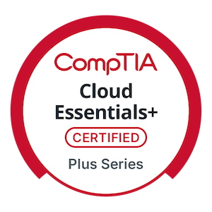 CompTIA Cloud Essentials+ badge