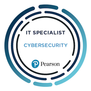 Certiport IT Specialist in Cybersecurity badge