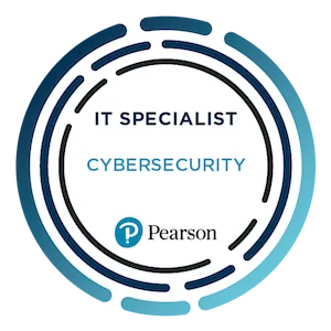 Certiport IT Specialist in Cybersecurity badge