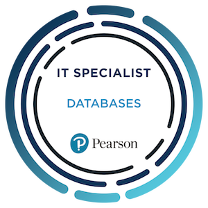 Certiport IT Specialist in Database badge