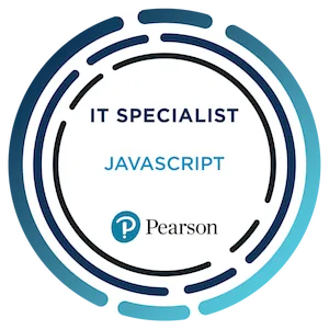 Certiport IT Specialist in JavaScript badge