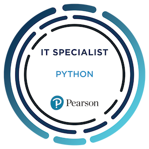 Certiport IT Specialist in Python badge